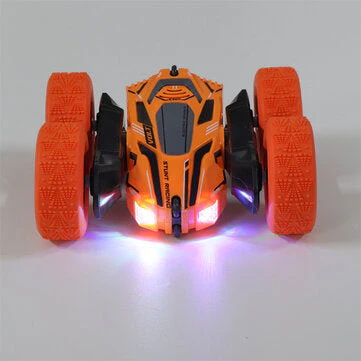 RC Stunt Car 2.4G 4WD 360° Rotate LED Lights Remote Control Off Road Double Sided Vehicles Model Kids Children Toys - Image 2