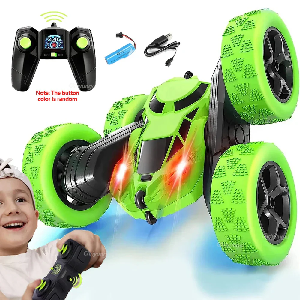 Rc Stunt Car Kids Double Sided Flip Remote Control Cars 2.4G High Speed 360° Rotation Drift Auto Toys Gifts for Boy & Girls - Image 4