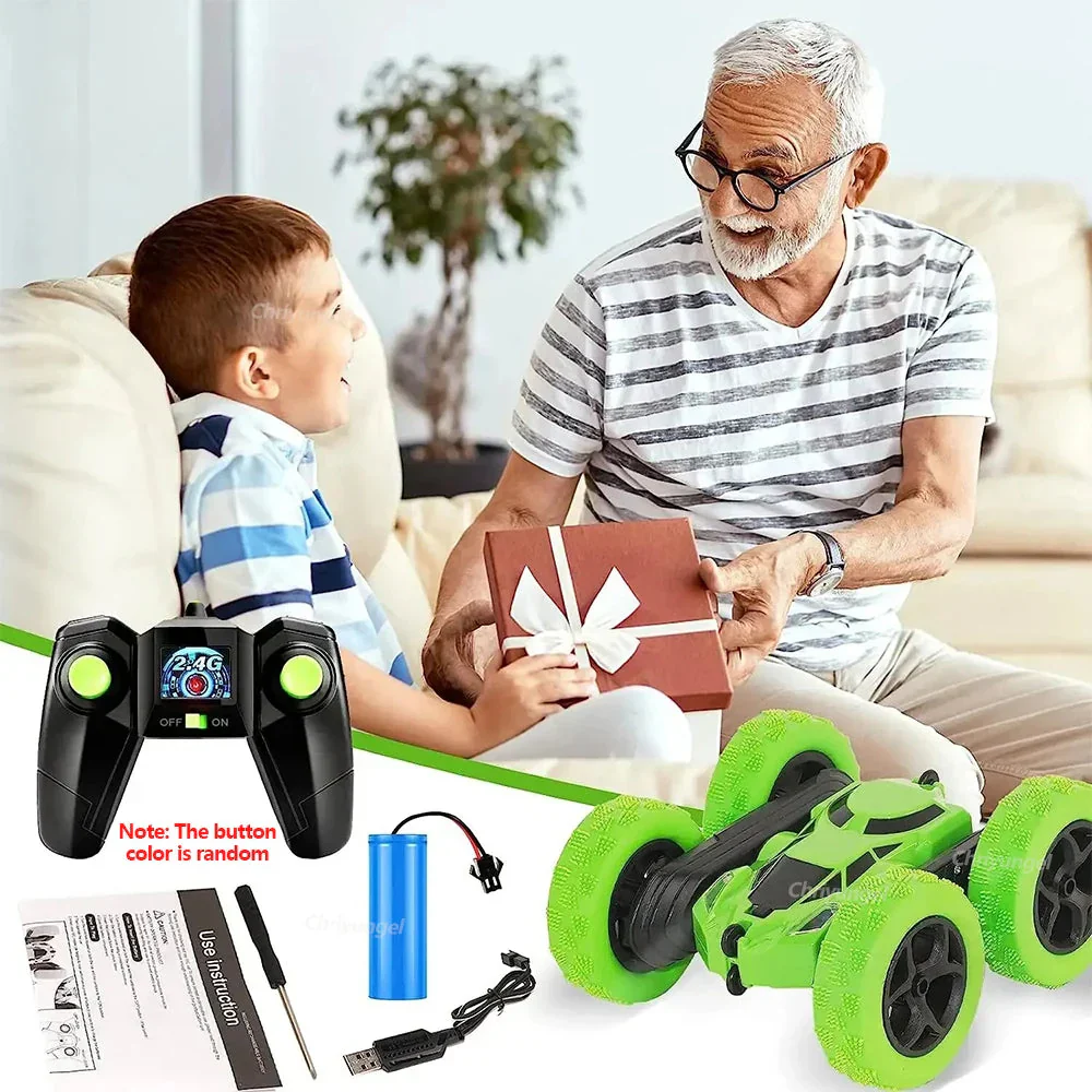 Rc Stunt Car Kids Double Sided Flip Remote Control Cars 2.4G High Speed 360° Rotation Drift Auto Toys Gifts for Boy & Girls - Image 6