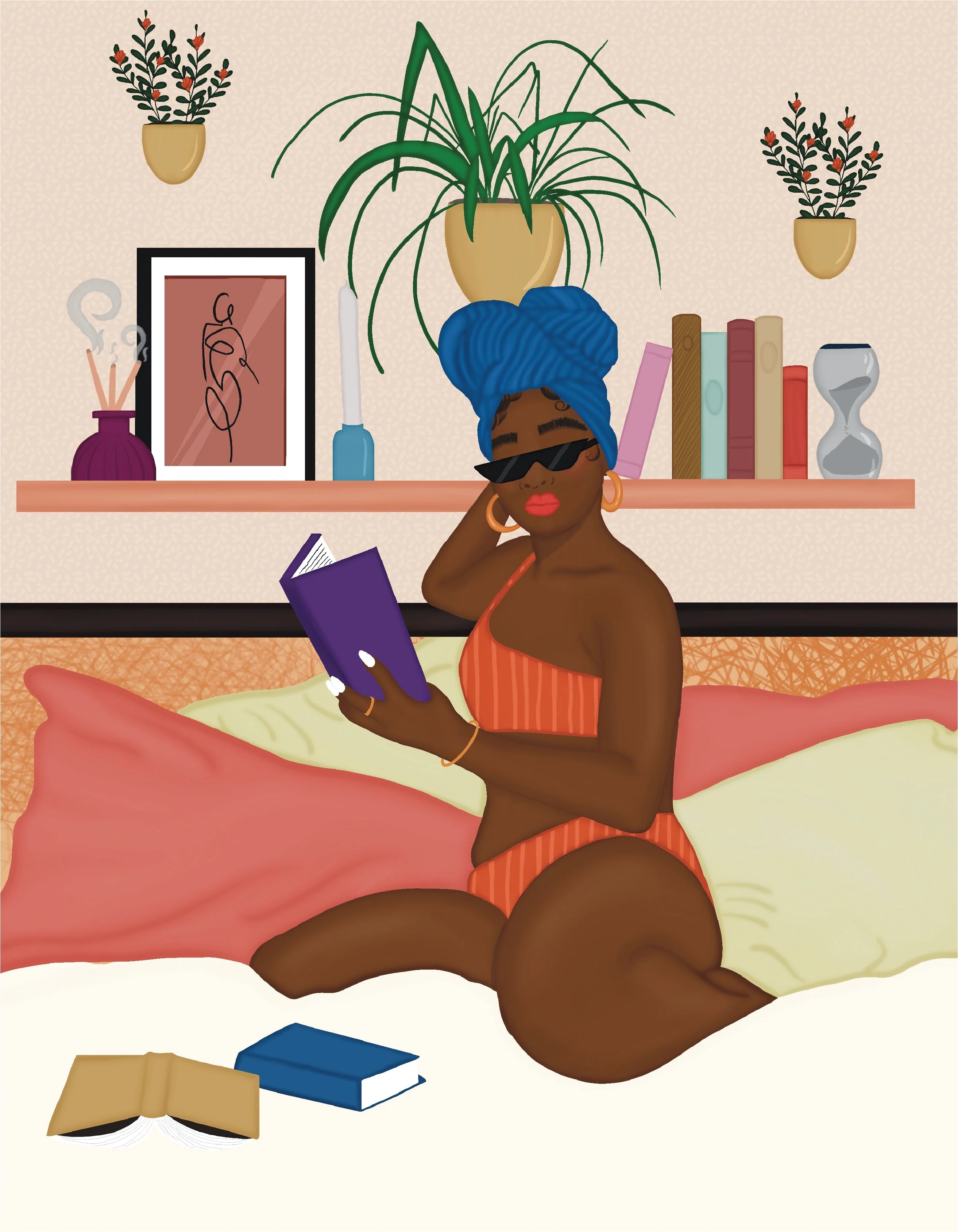 Reading & Relaxing | 48 Piece Puzzle & Candle Gift Set - Image 3