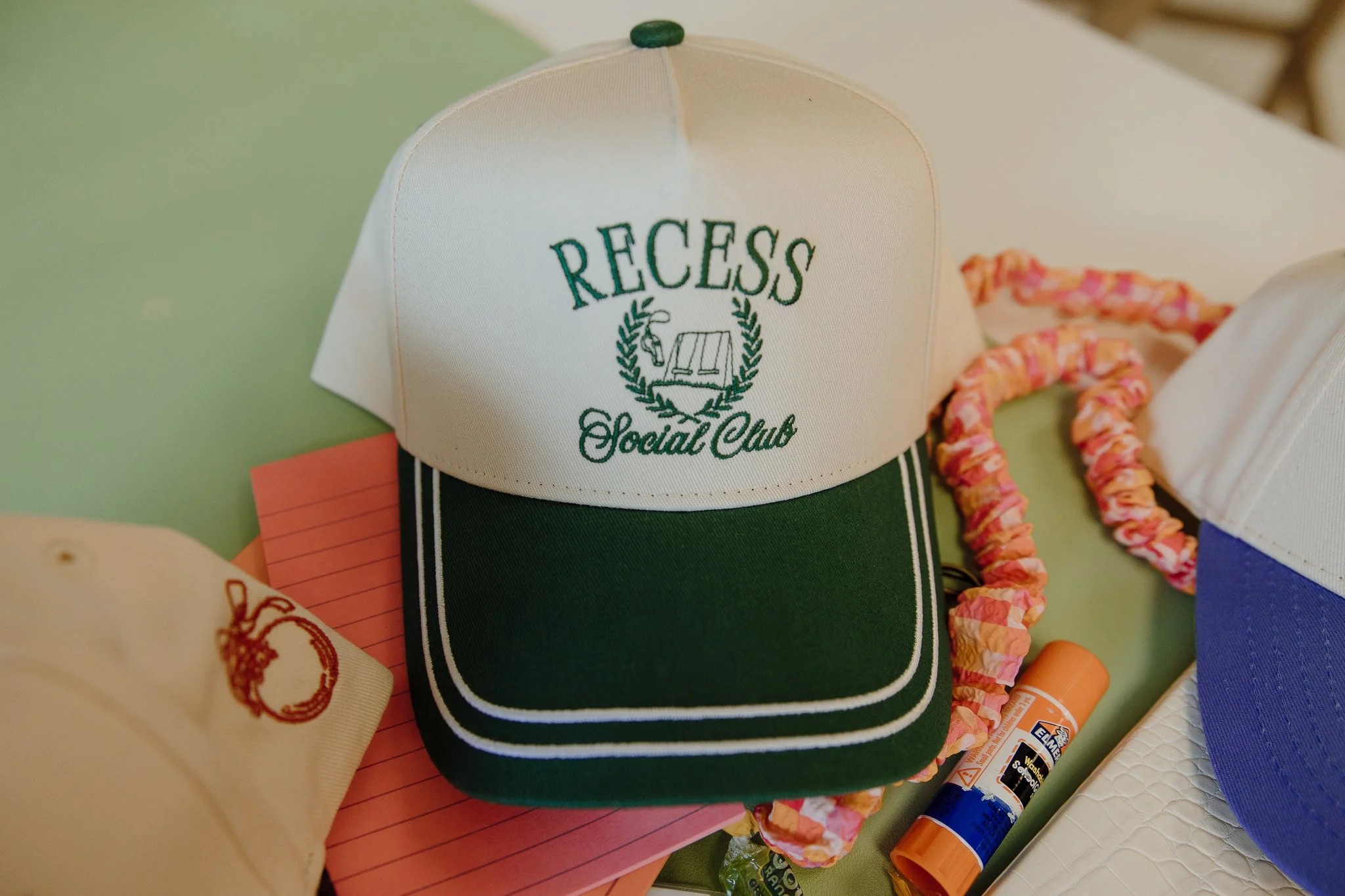 Recess Social Club - Green Vintage Trucker Hat - Image 13