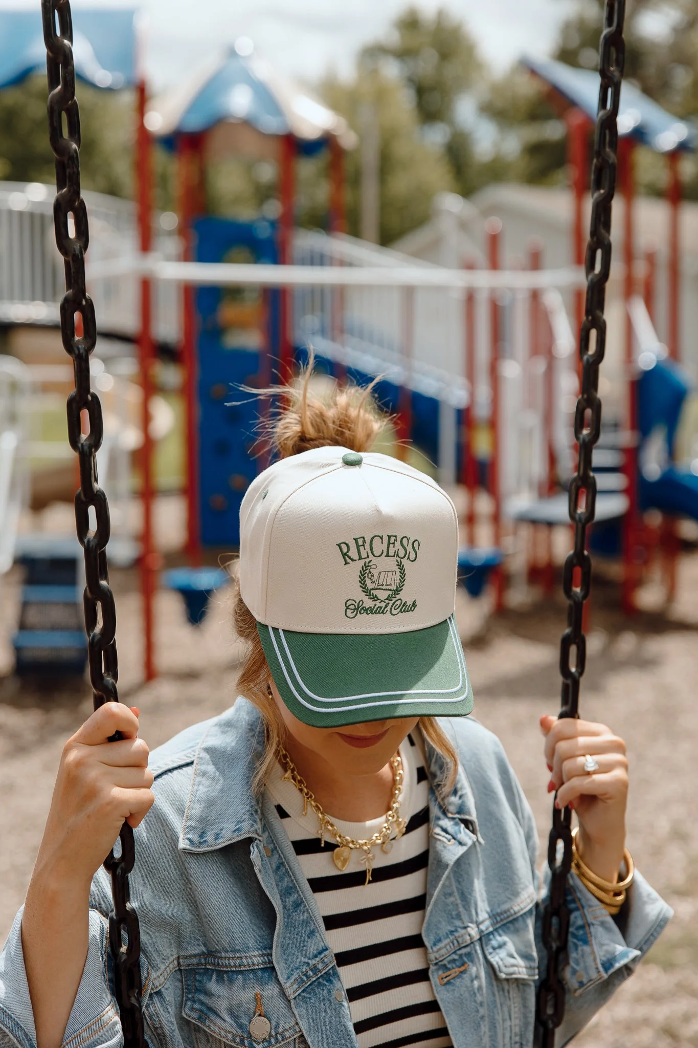 Recess Social Club - Green Vintage Trucker Hat - Image 4