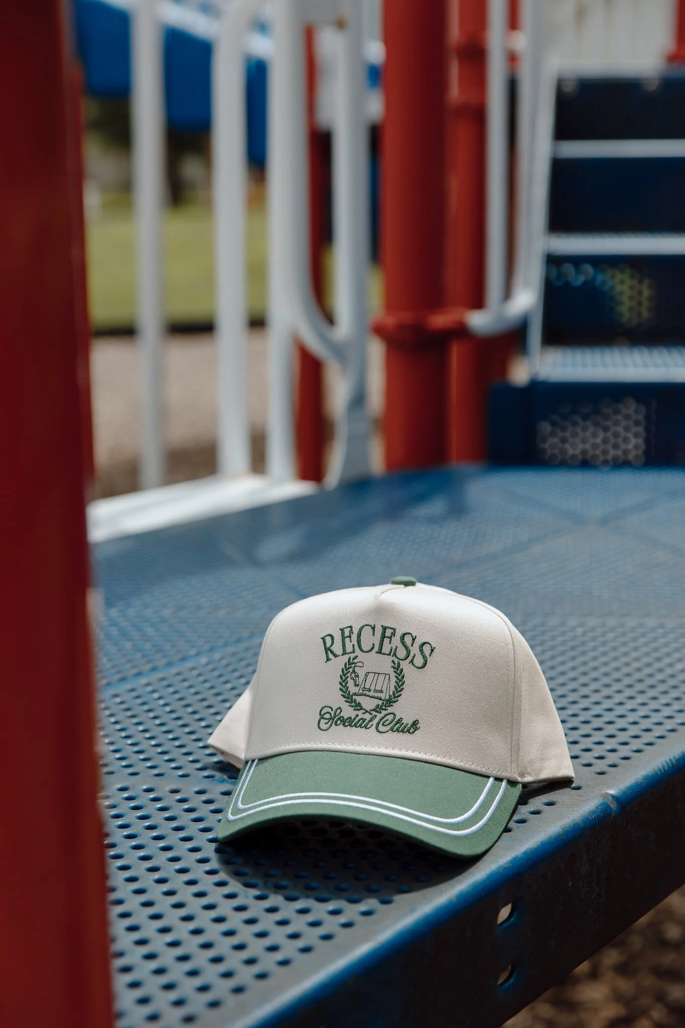 Recess Social Club - Green Vintage Trucker Hat - Image 8