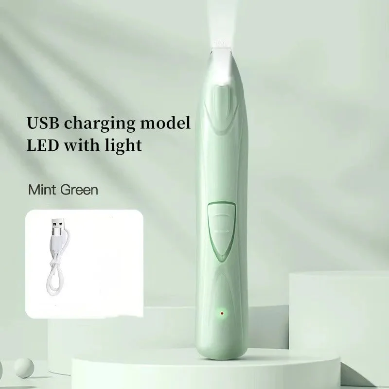 Rechargeable Dog Paw Trimmer with LED Light and Quiet Motor - Image 10