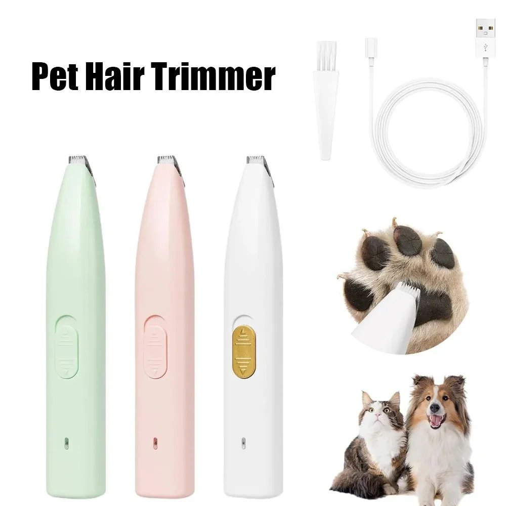 Rechargeable Dog Paw Trimmer with LED Light and Quiet Motor - Image 2