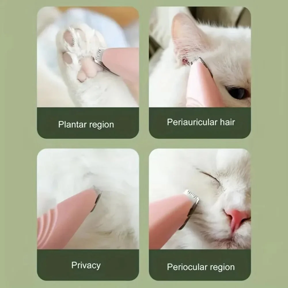 Rechargeable Dog Paw Trimmer with LED Light and Quiet Motor - Image 3