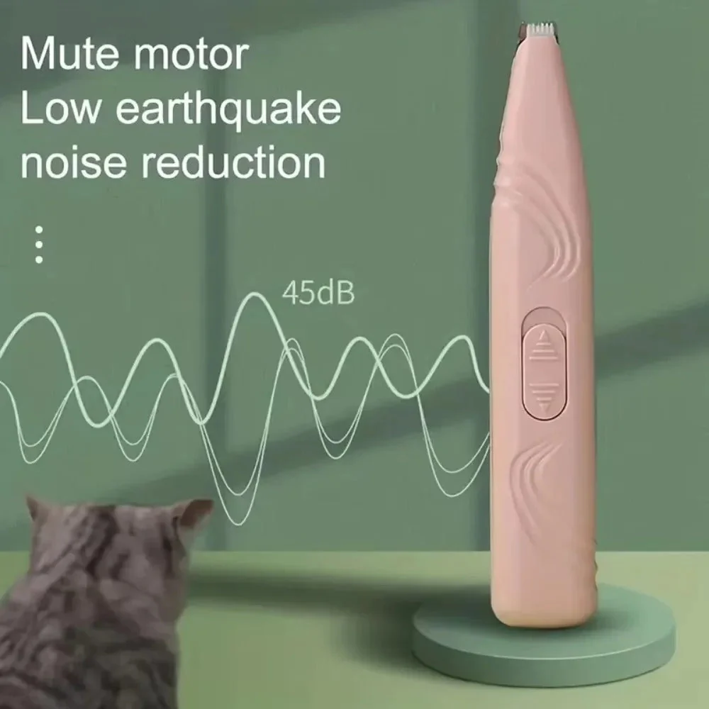 Rechargeable Dog Paw Trimmer with LED Light and Quiet Motor - Image 4