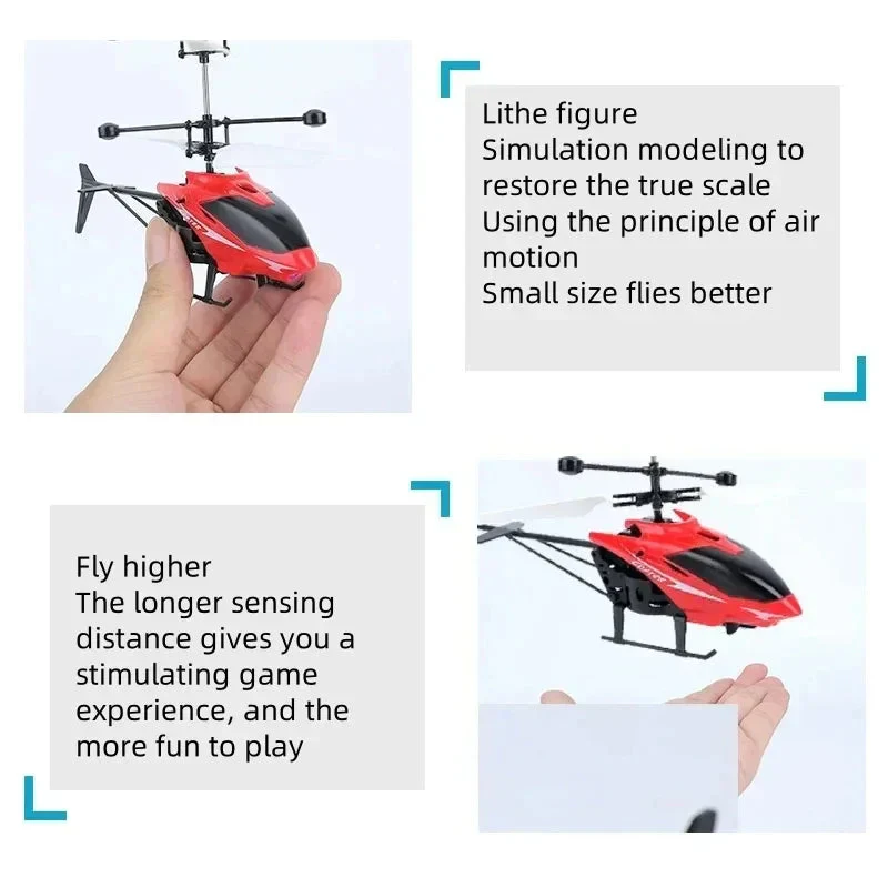 Rechargeable Mini RC Drone – Fall-Resistant Helicopter Toy for Kids - Image 4