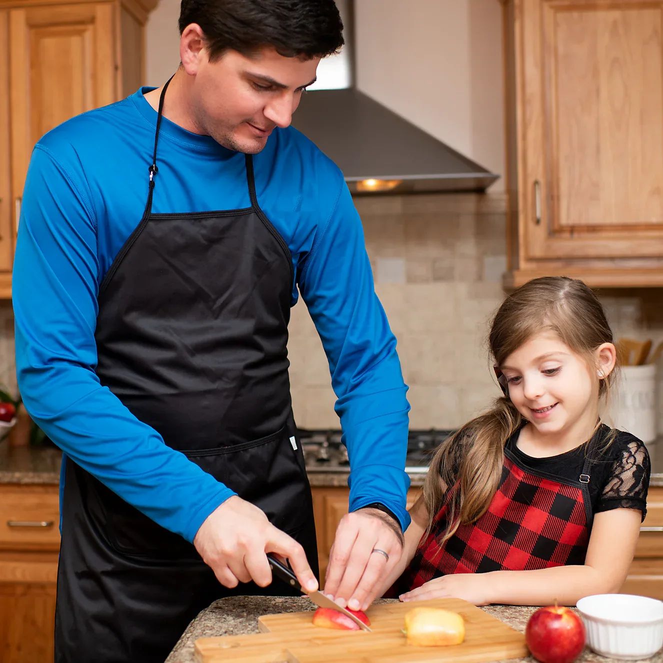 Red Buffalo Plaid Apron - fits sizes youth small through adult 2XL SALE - Image 10