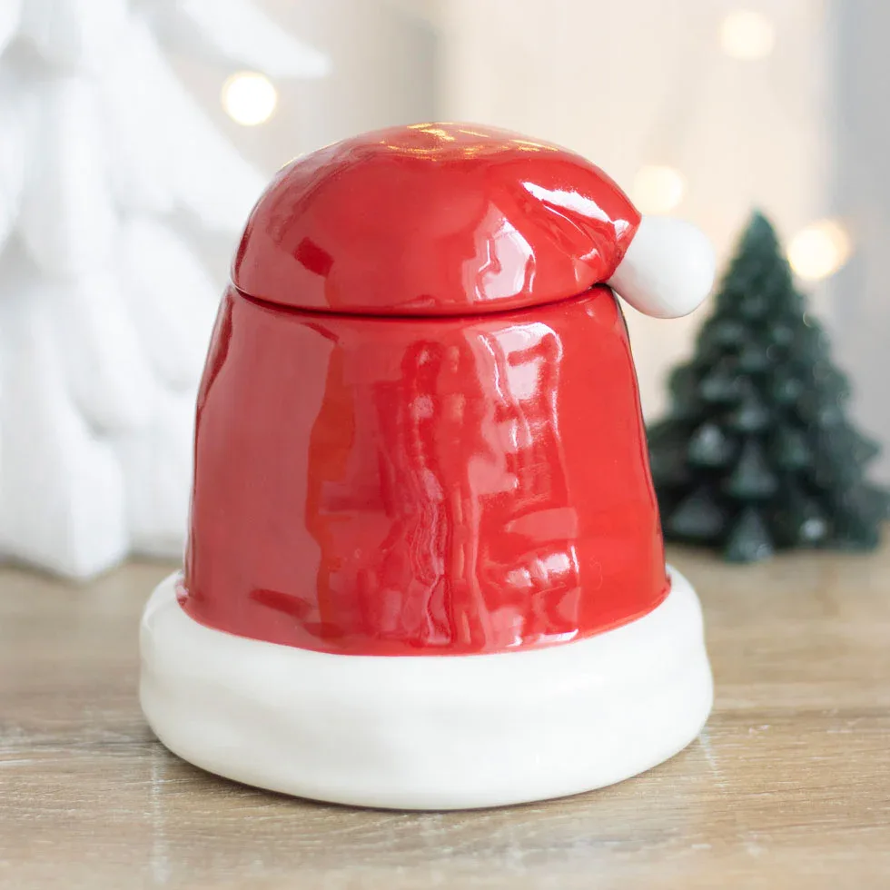 Red Christmas Santa Hat Oil Burner - Image 2