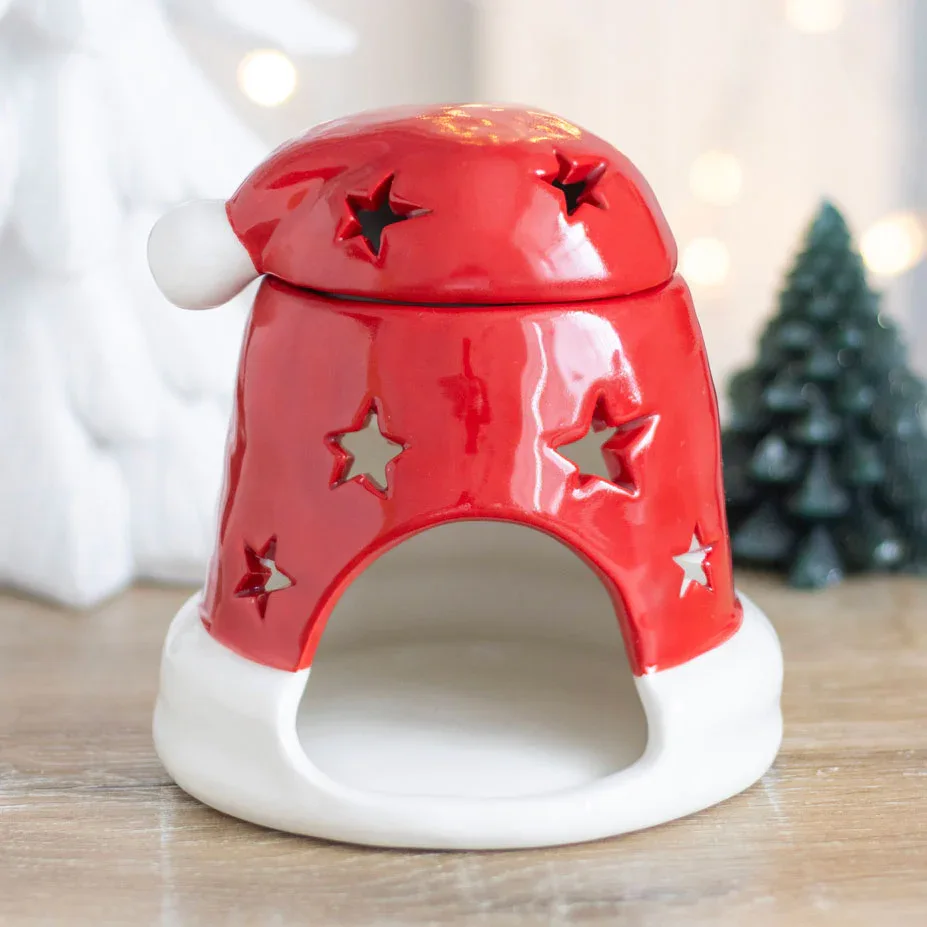 Red Christmas Santa Hat Oil Burner - Image 3