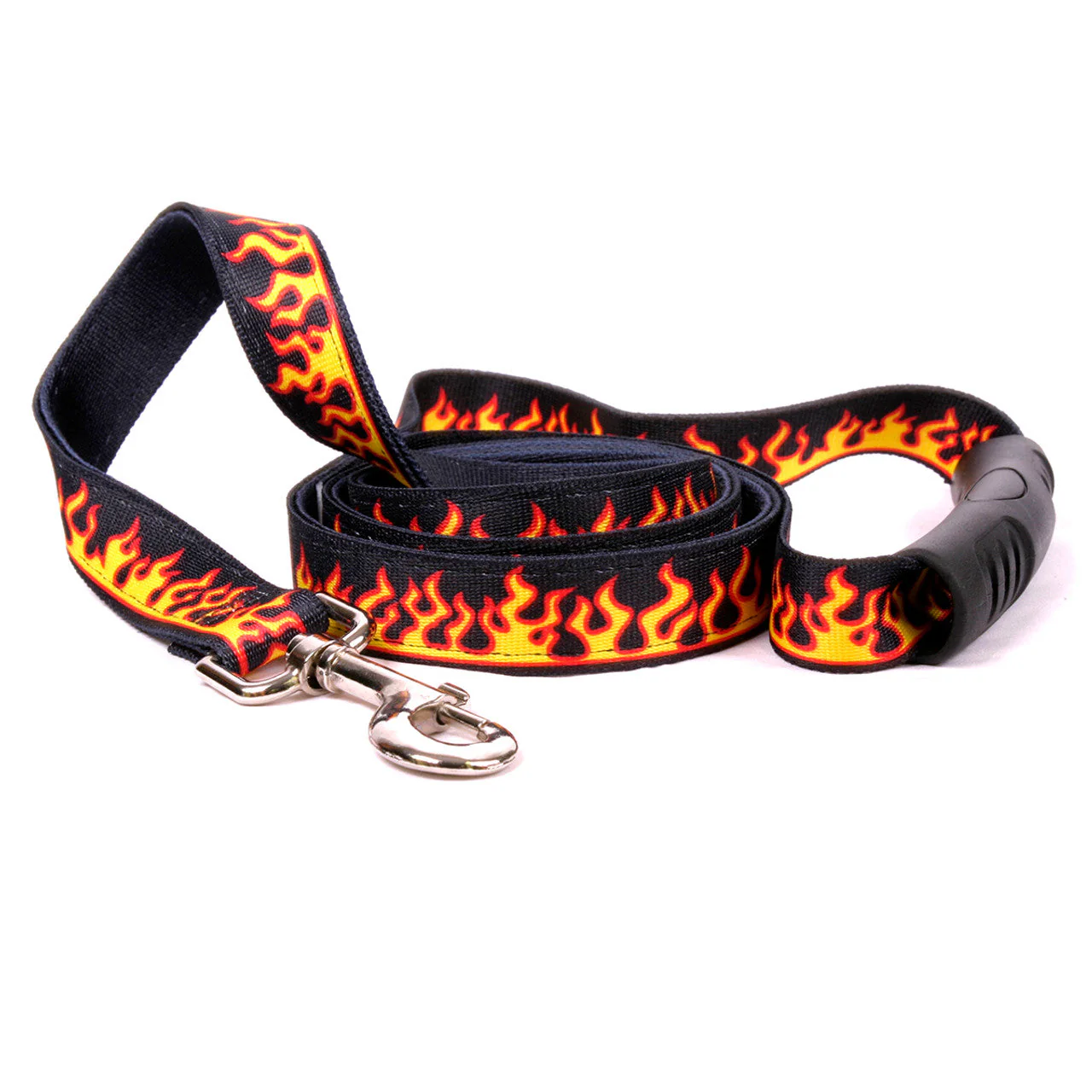 Red Flames Dog Leash - Image 2