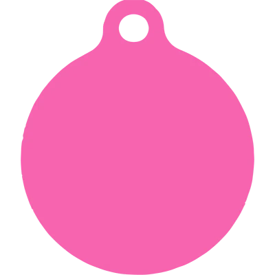 Red Hearts HD Dog ID Tag - Image 4