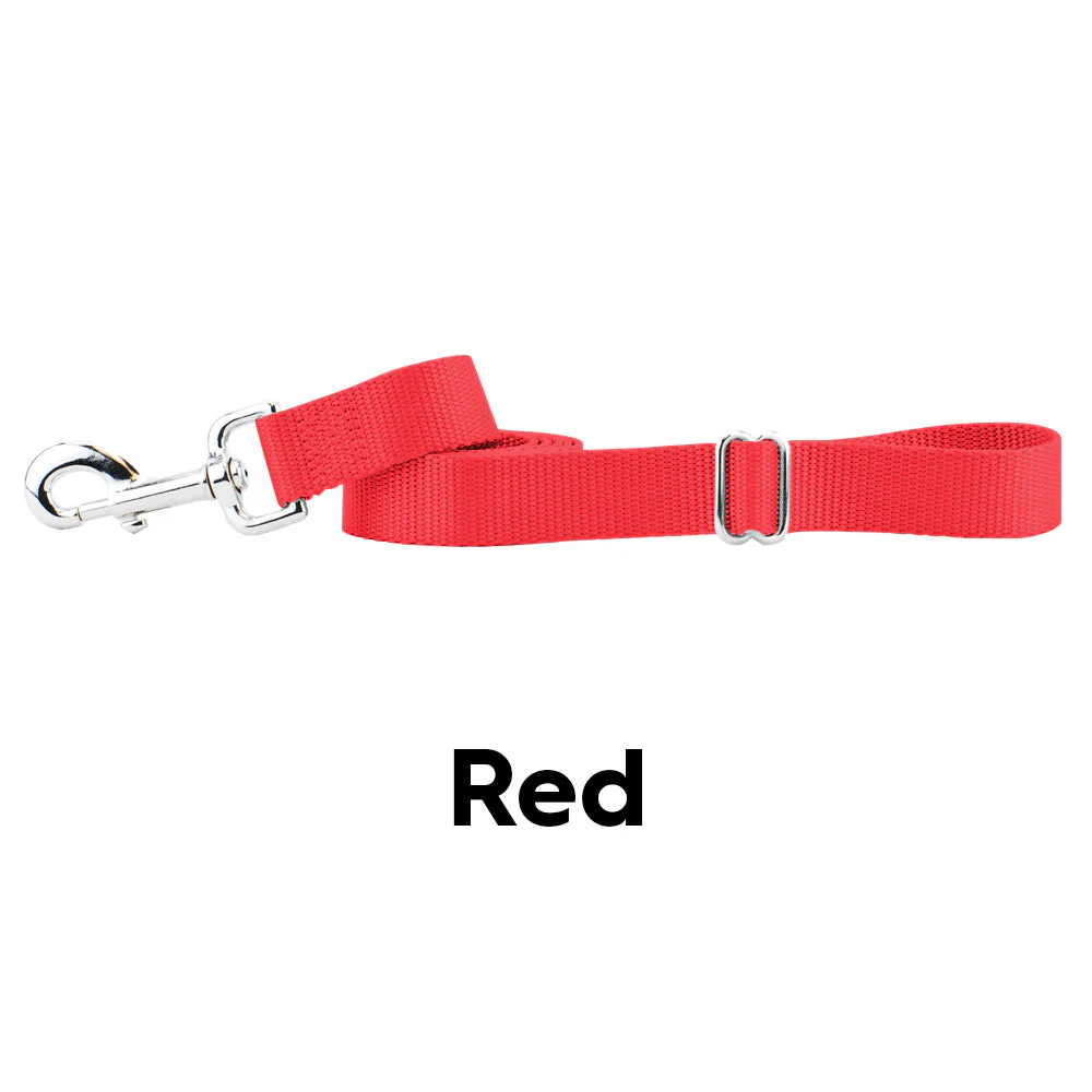 Red Nylon Dog Leash - Image 2