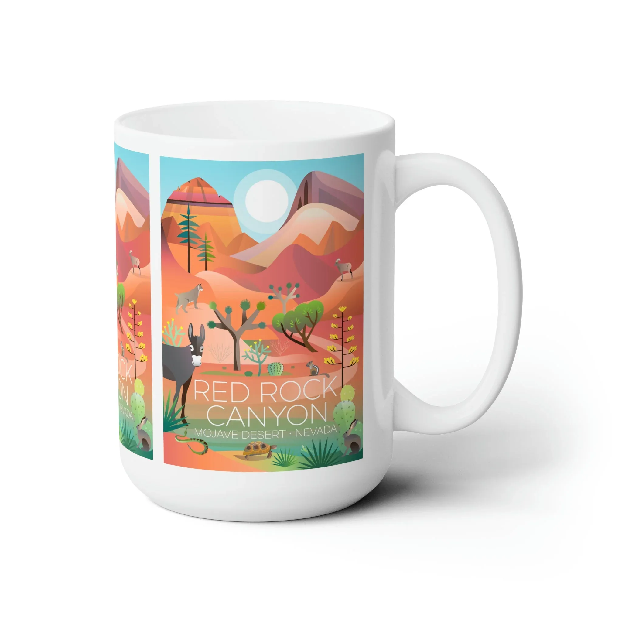 Red Rock Canyon Ceramic Mug 11oz or 15oz - Image 3