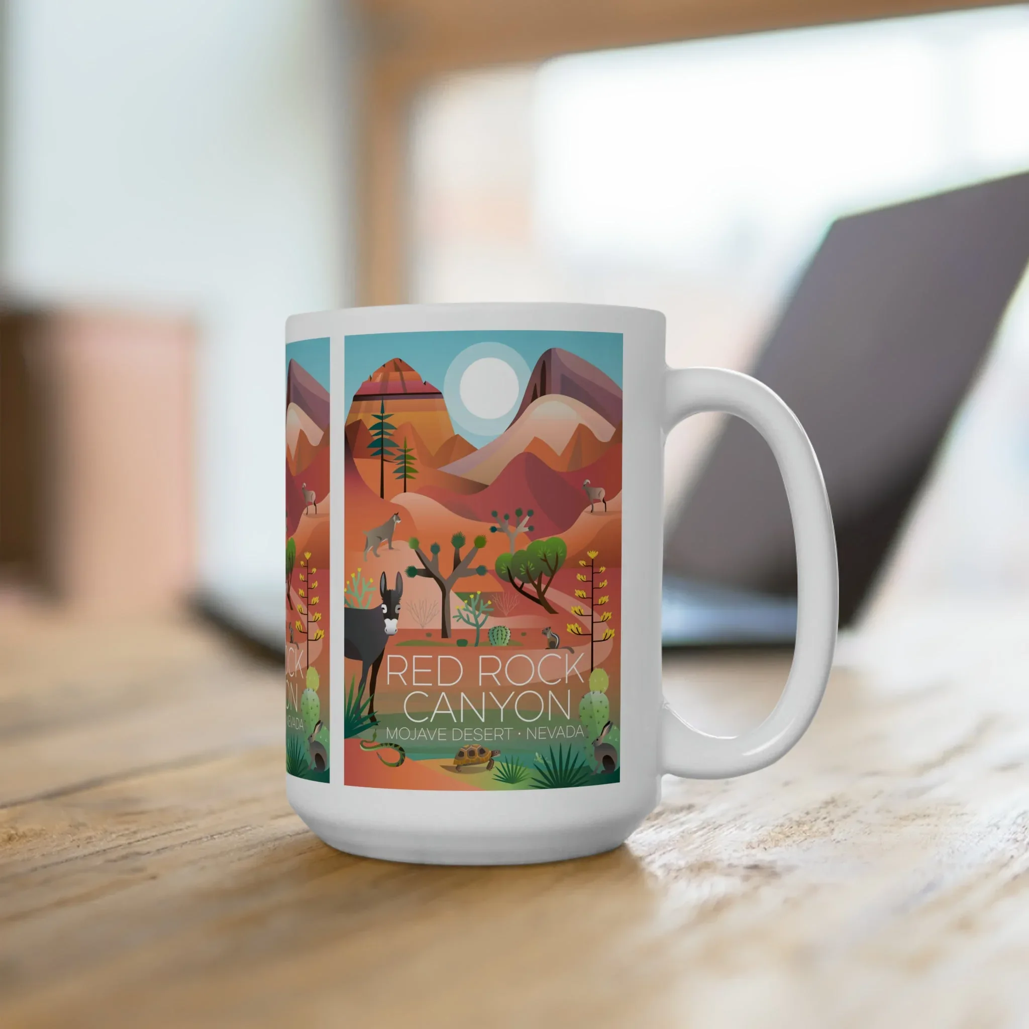 Red Rock Canyon Ceramic Mug 11oz or 15oz - Image 4