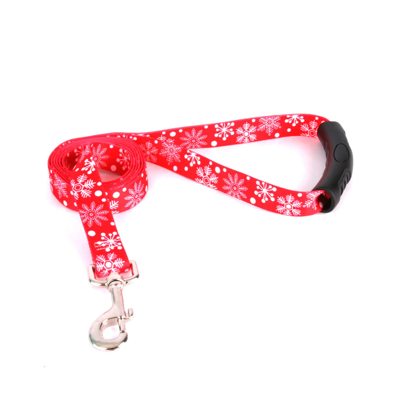 Red Snowflakes Dog Leash - Image 2