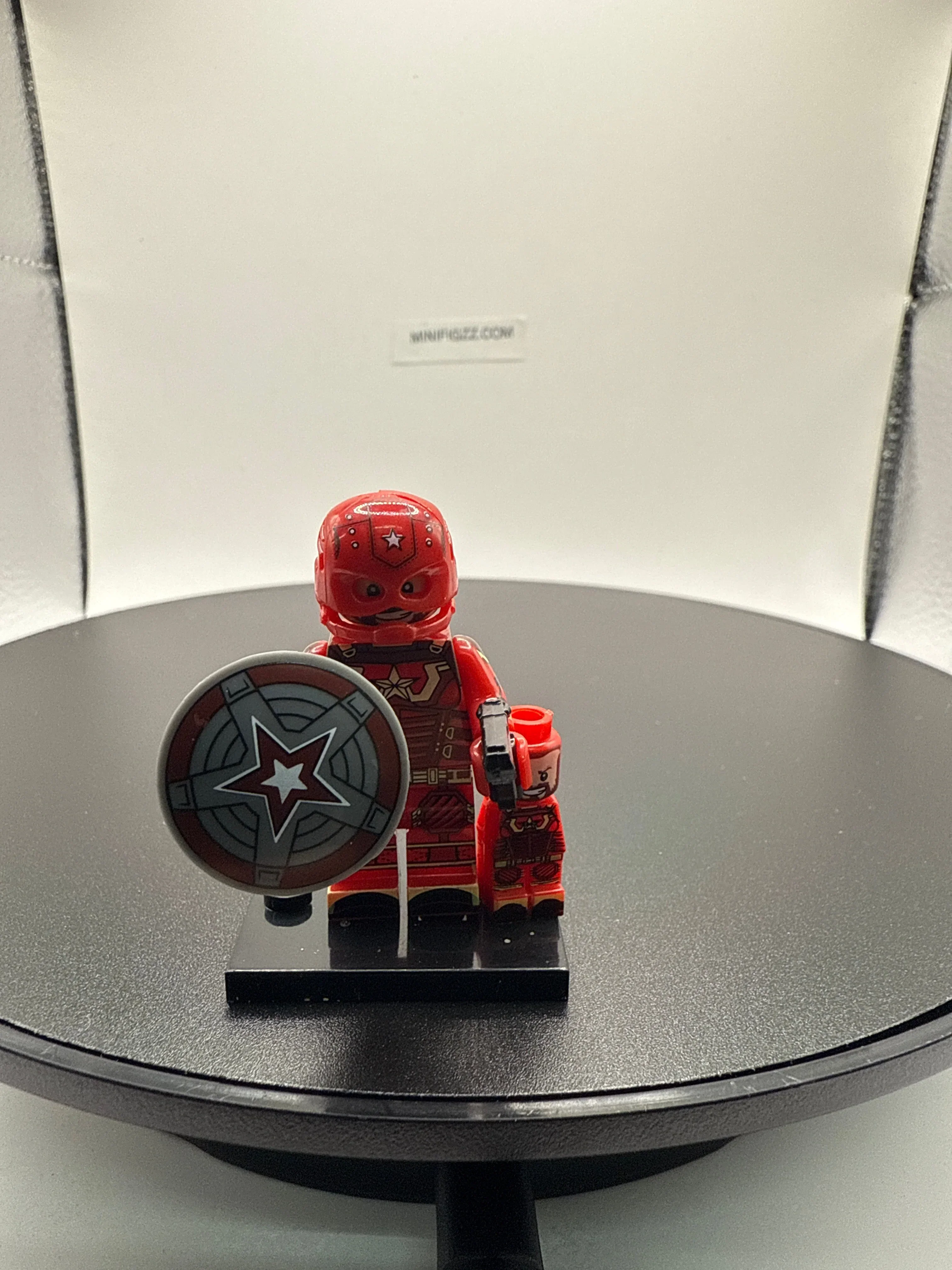 Red Super Soldier Minifigure - Image 2