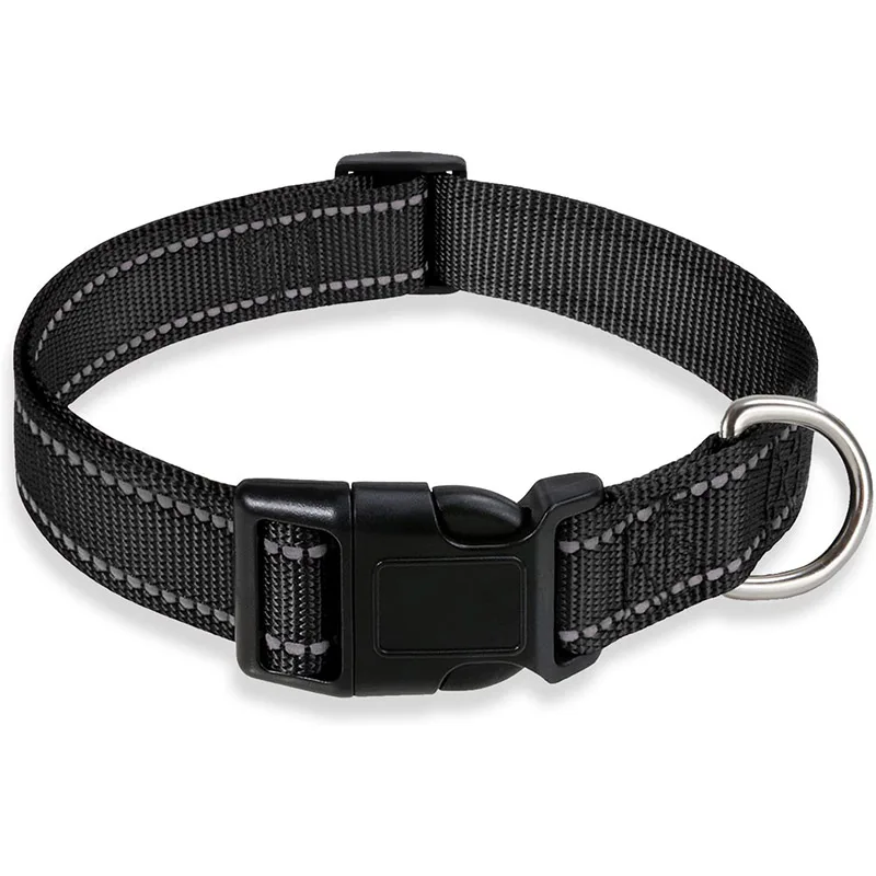 Reflective Adjustable Nylon Dog Collar Strap – Safety Traction Rope - Image 8
