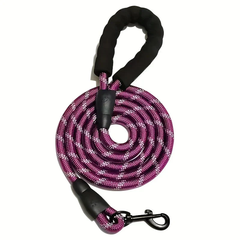 Reflective Dog Leash – Heavy Duty Traction Rope with Padded Handle for Strong Dogs - Image 13
