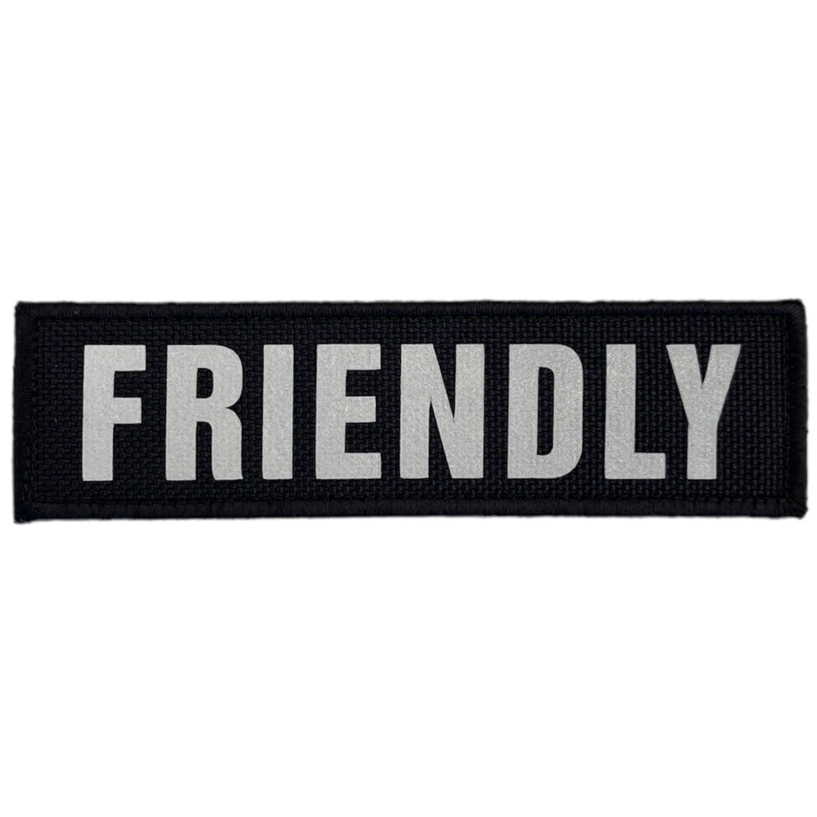 REFLECTIVE HIGH VISIBILITY BLACK Tag Patch - Image 7