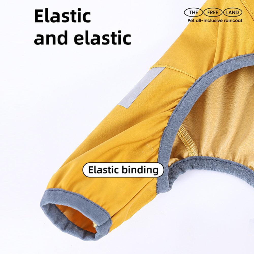 Reflective Hooded Dog Raincoat - Image 5