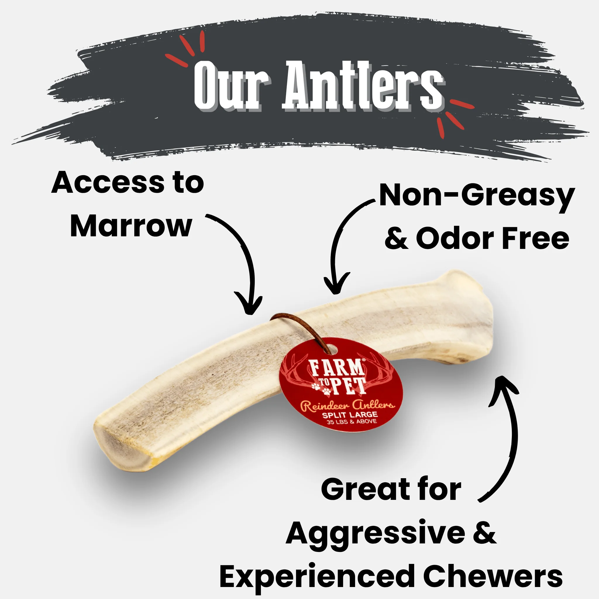Reindeer Antler Dog Chews | Organic Chews for Dogs - Image 32