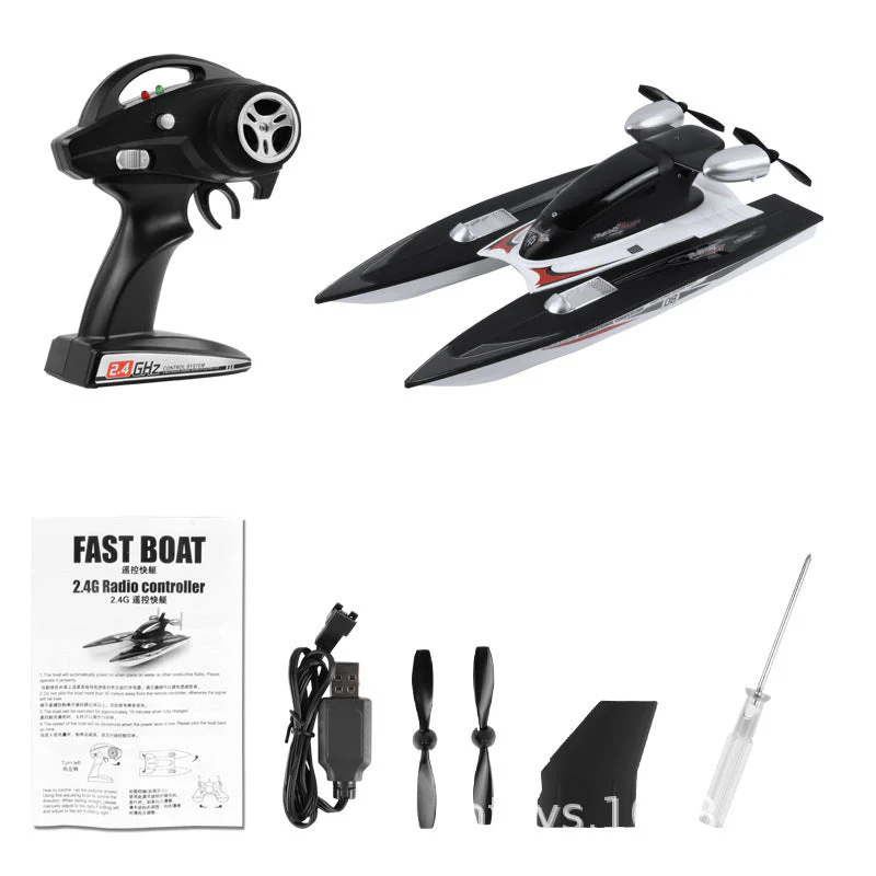Remote Control High Speed 2.4G Electric Toy Boat Speed Boat Children's Toy - Image 4