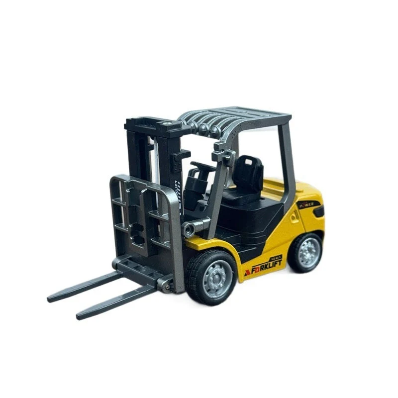 Remote Control Mini Forklift Desktop Alloy Engineering Remote Car Model - Image 5