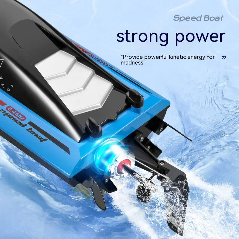 Remote-control Ship Toy Endurance Electric High-speed Speedboat Model - Image 4