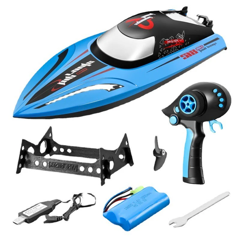 Remote-control Ship Toy Endurance Electric High-speed Speedboat Model - Image 5