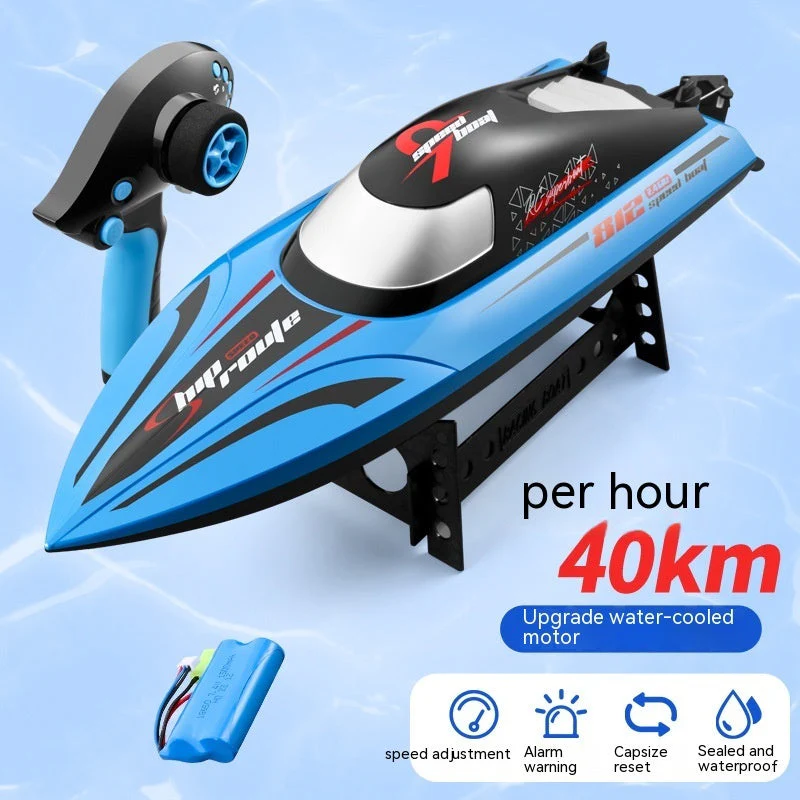 Remote-control Ship Toy Endurance Electric High-speed Speedboat Model - Image 6