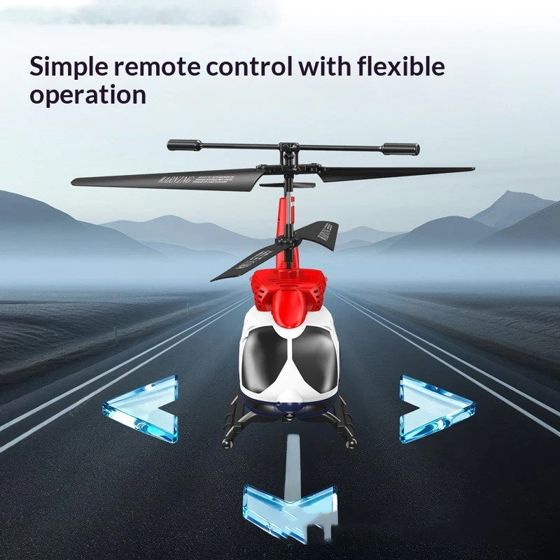 Remote-Controlled, Drop-Resistant Fire Rescue Helicopter Model Toy - Image 2