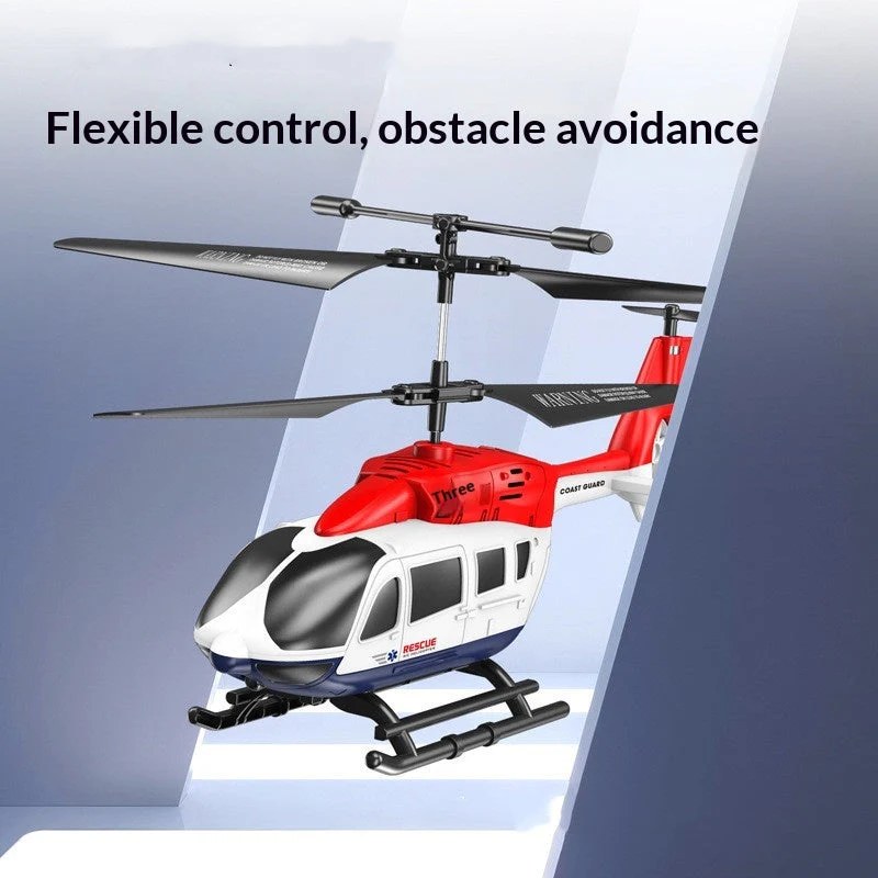 Remote-Controlled, Drop-Resistant Fire Rescue Helicopter Model Toy - Image 3