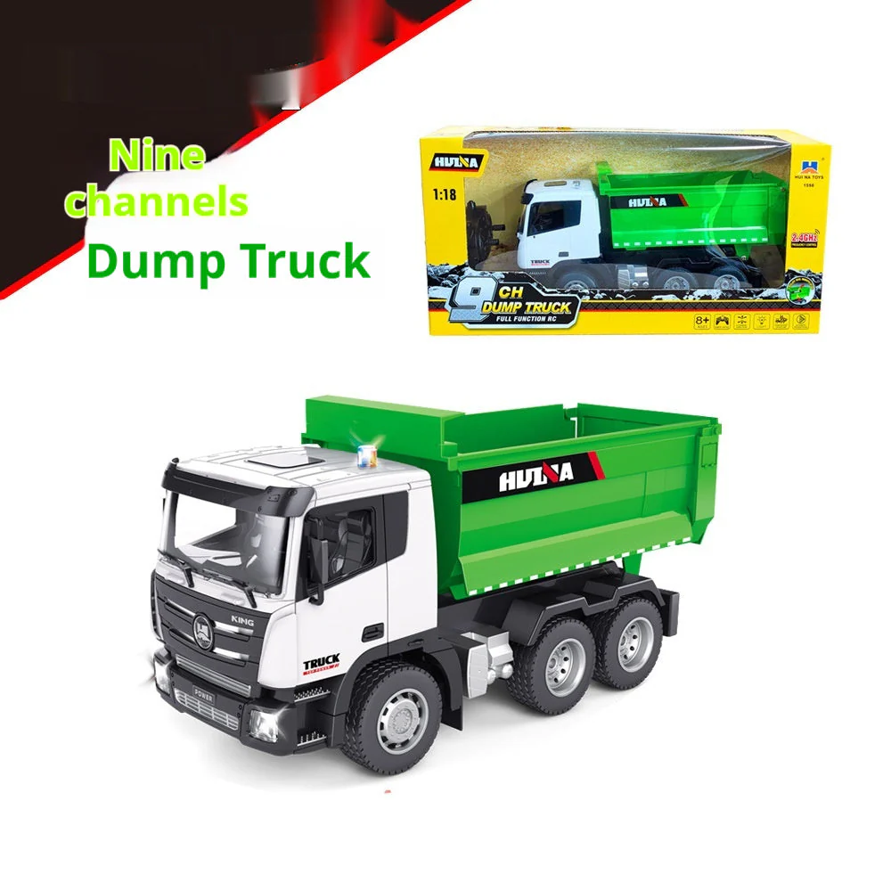 Remote Controlled Dump Truck Simulation Engineering Electric Toy Car Model - Image 6