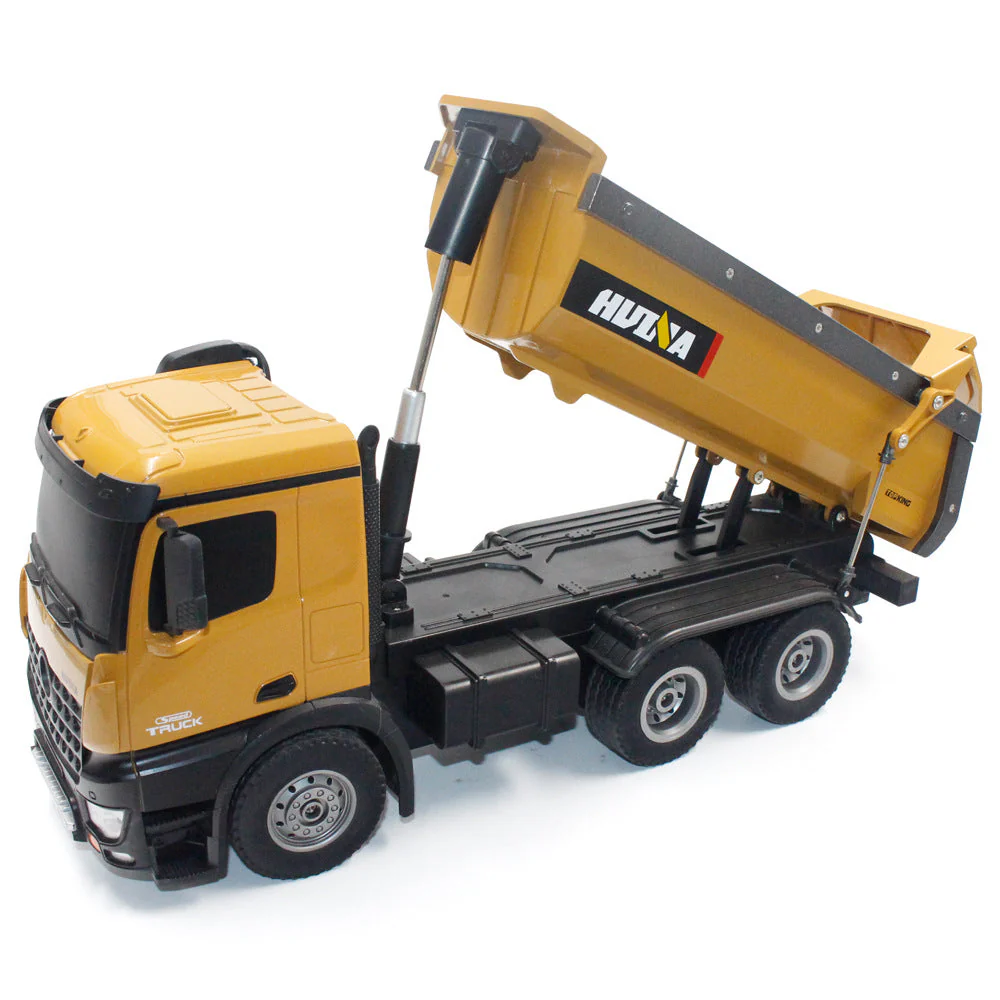 Remote Controlled Engineering Toy Car Made Of Alloy Electric Remote Controlled Dump Truck For Sandy Beaches - Image 2