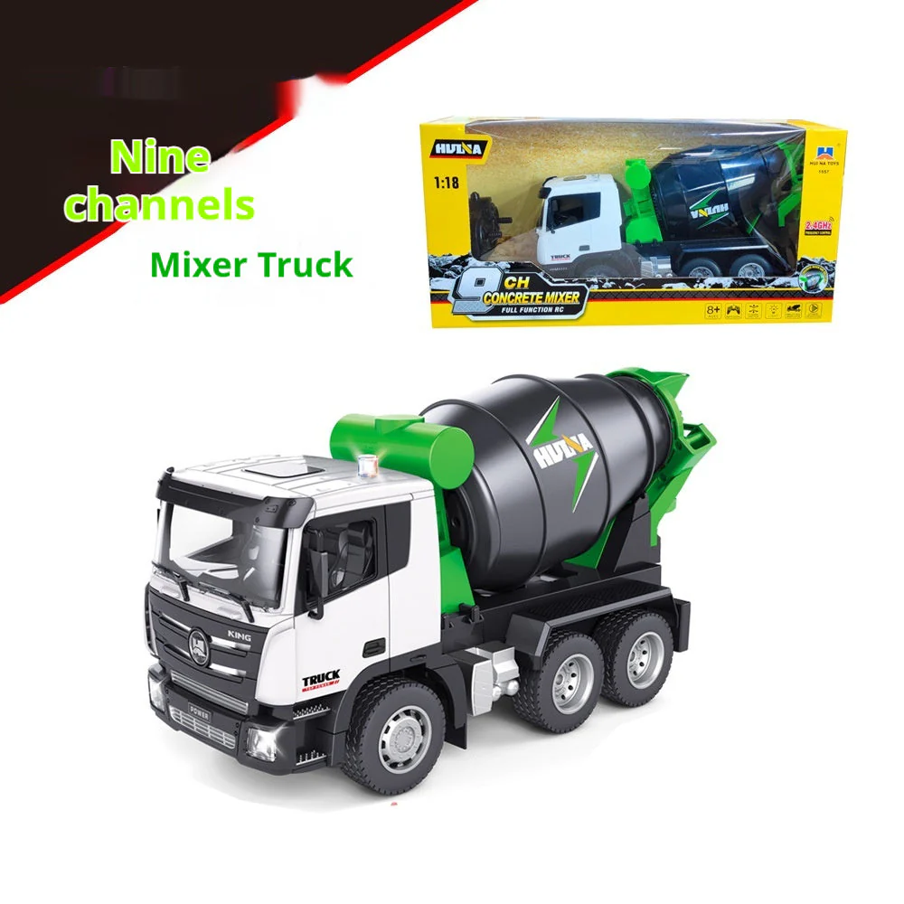 Remote Controlled Mixer Truck Engineering Vehicle Toy Electric Remote Controlled Model - Image 2