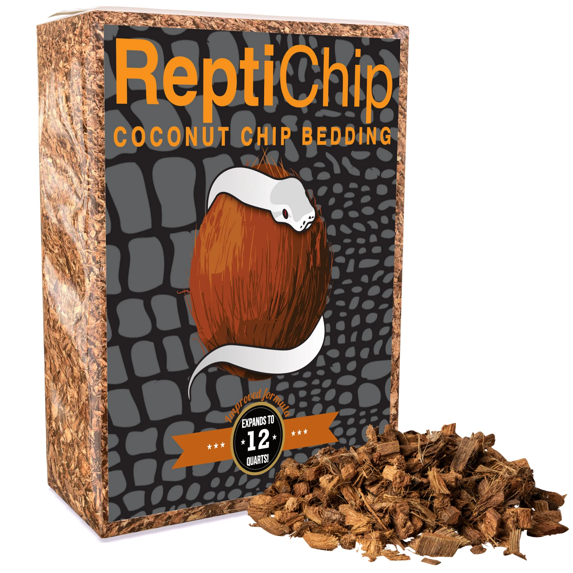 ReptiChip Coarse Coconut Chip Mix; Ready to Use - Image 10