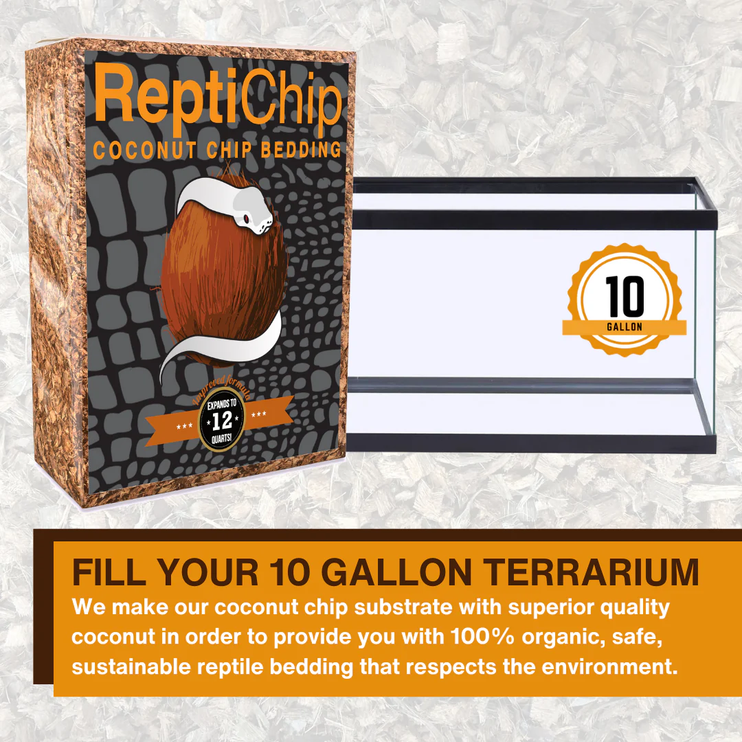 ReptiChip Coarse Coconut Chip Mix; Ready to Use - Image 2