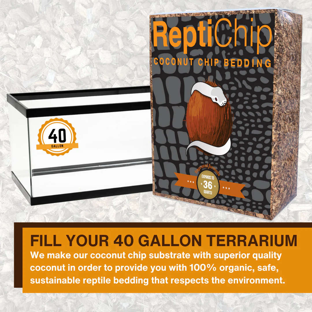ReptiChip Coarse Coconut Chip Mix; Ready to Use - Image 3