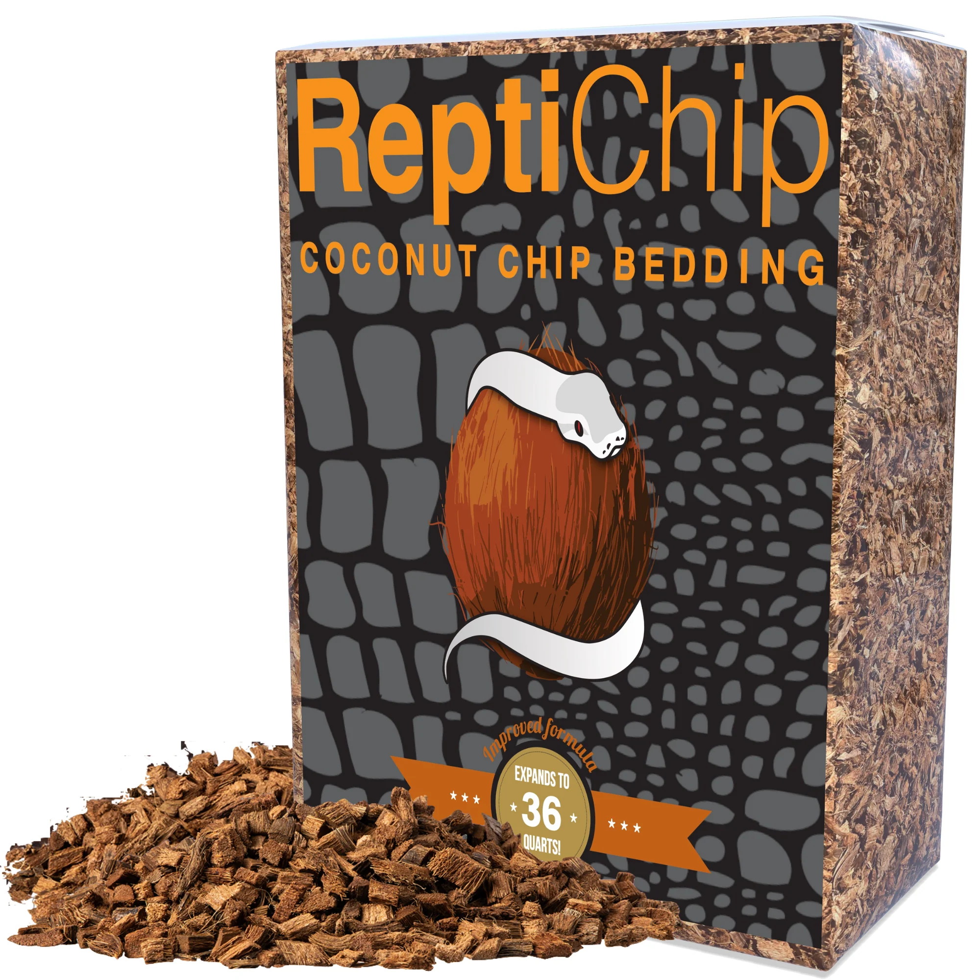 ReptiChip Coarse Coconut Chip Mix; Ready to Use - Image 9