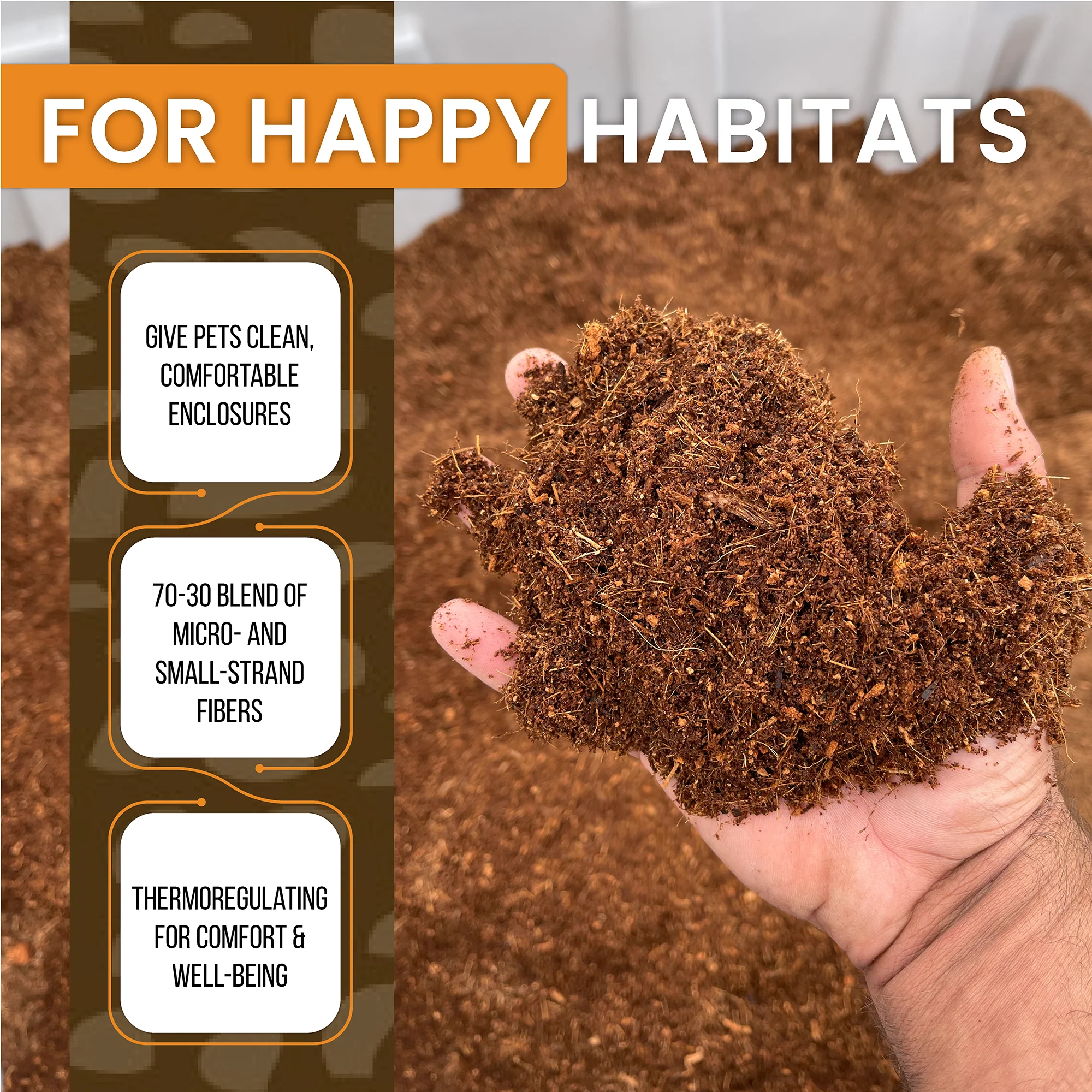 ReptiEarth Fine Coconut Fiber Mix; Ready to Use - Image 2
