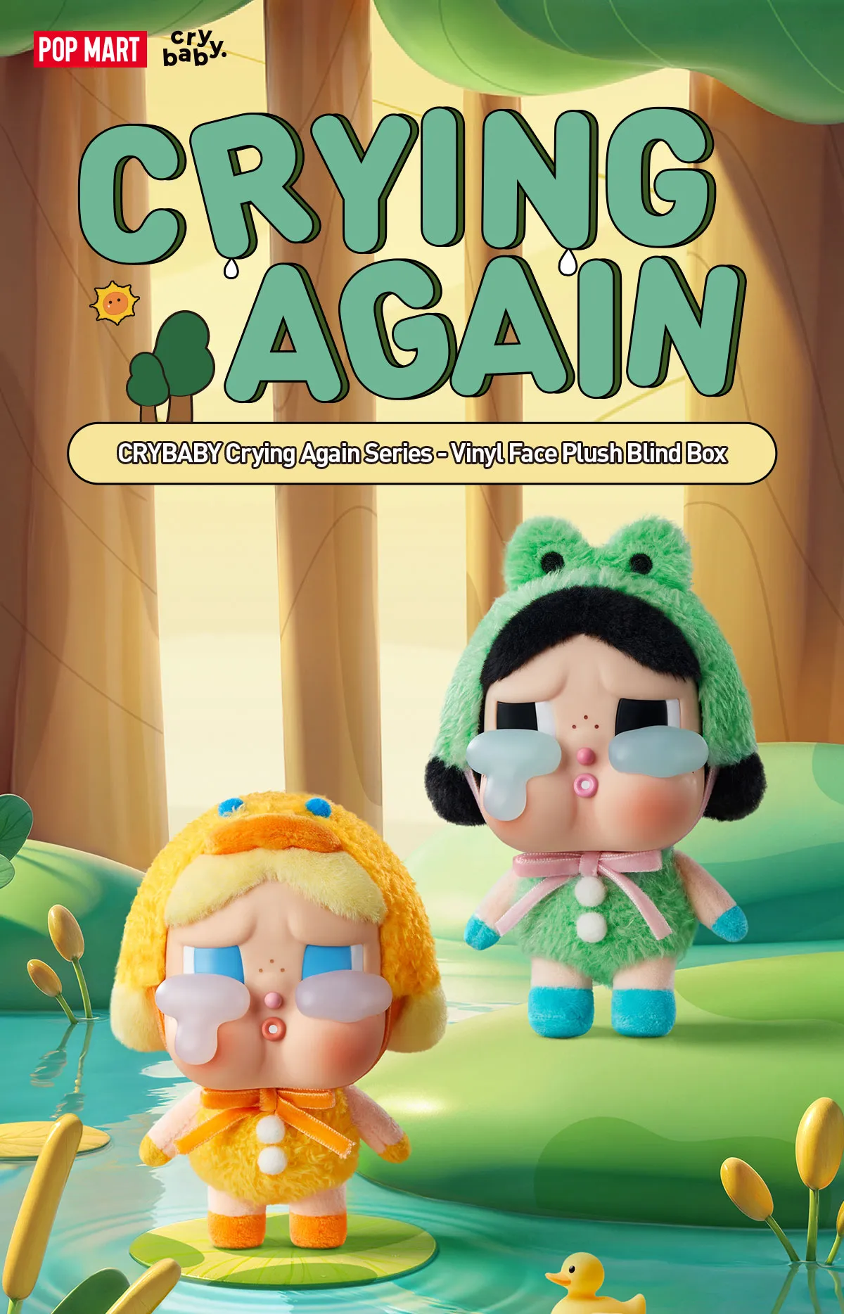 [RESTOCK: JULY] POPMART CRYBABY Crying Again Series - Vinyl Face Plush Blind Box - Image 7