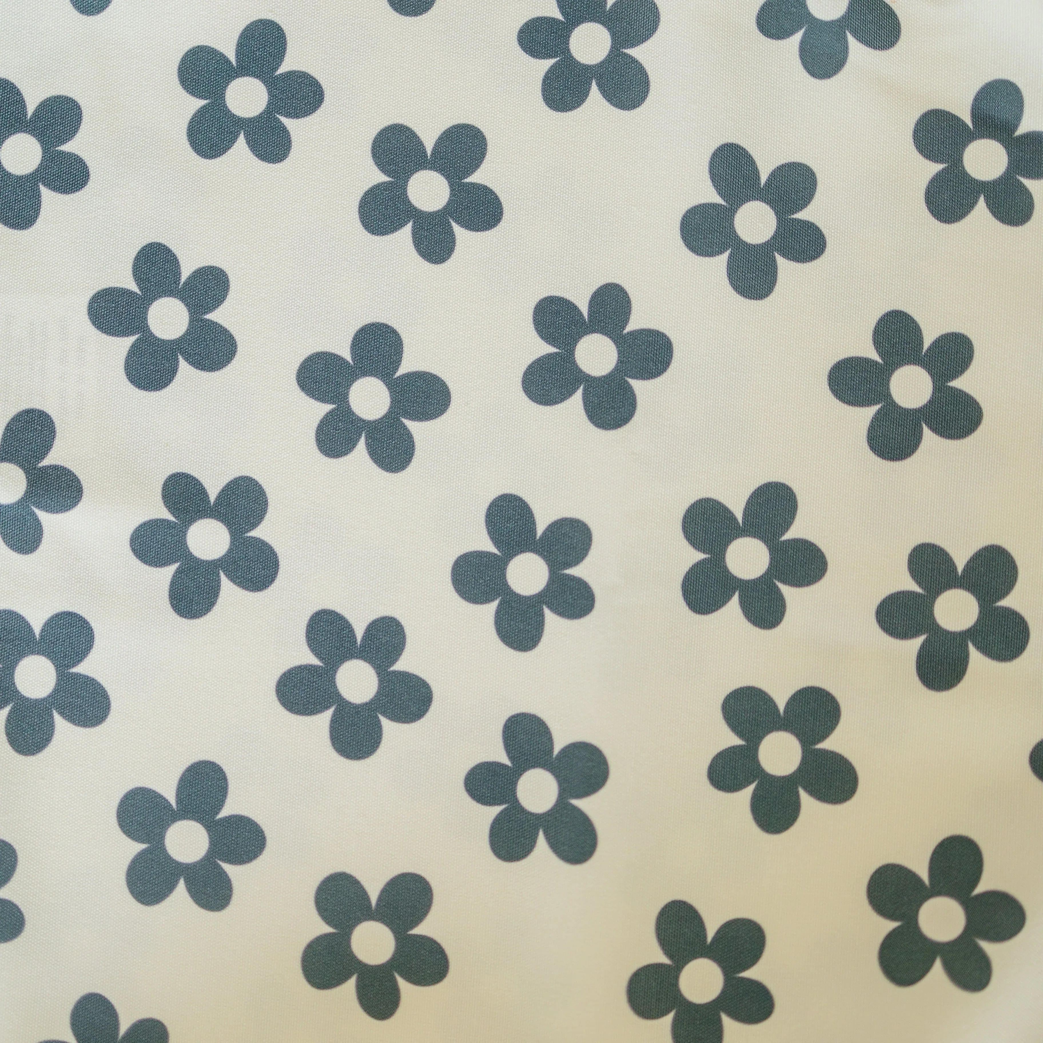 Retro Black & White Daisy IKEA Antilop Cushion Cover - Image 4