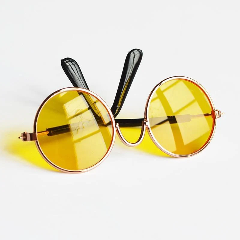 Retro Fashion Cute Reflection Pet Glasses - Image 14