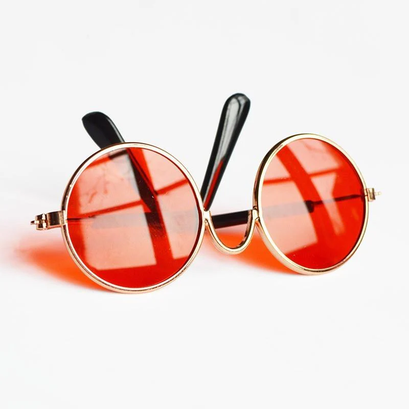 Retro Fashion Cute Reflection Pet Glasses - Image 15