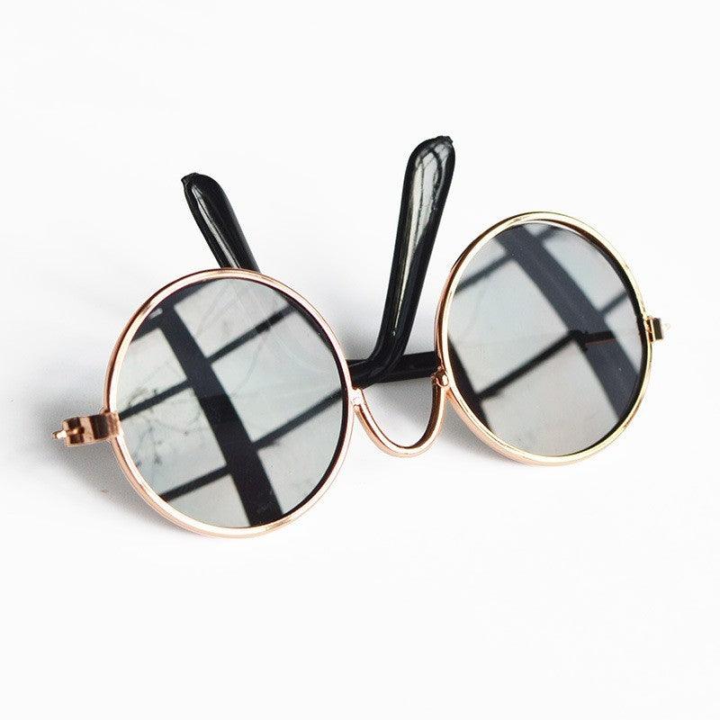 Retro Fashion Cute Reflection Pet Glasses - Image 2