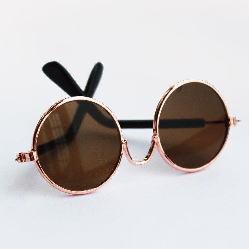 Retro Fashion Cute Reflection Pet Glasses - Image 4