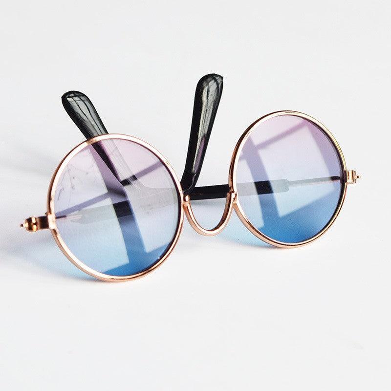 Retro Fashion Cute Reflection Pet Glasses - Image 7