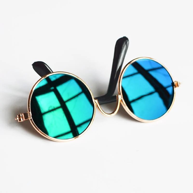 Retro Fashion Cute Reflection Pet Glasses - Image 8